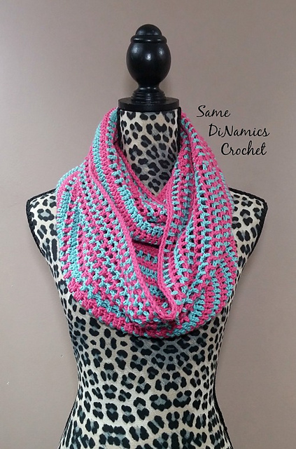 Candy Stripes Cowl
