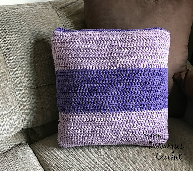 Color Block Pillow Cover