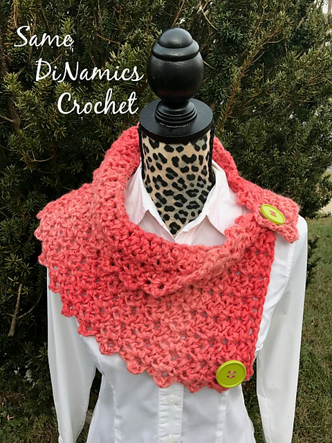 Petite Shells Buttoned Cowl