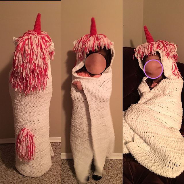 "Its SO fluffy" Unicorn Blanket