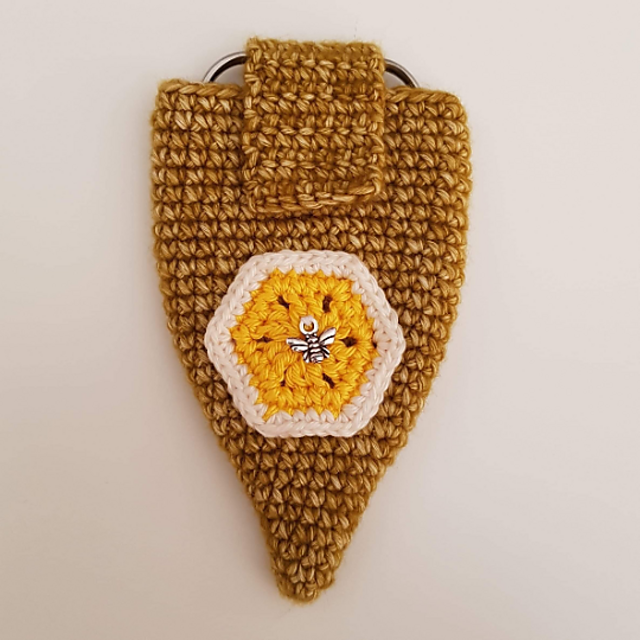 Honey Bee Scissor Pouch