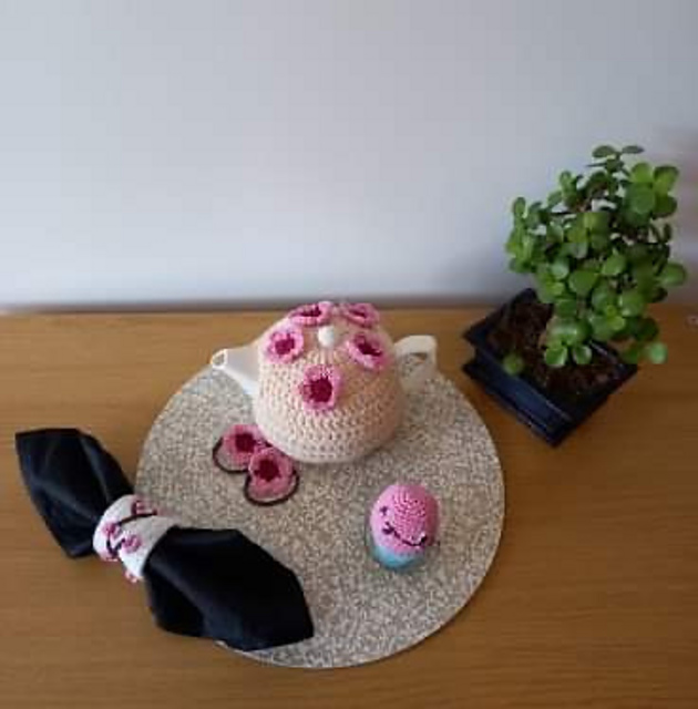 Cherry Blossom Tea cosy set