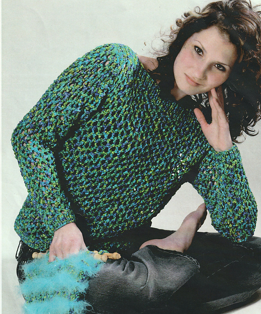 Net Lace Pullover
