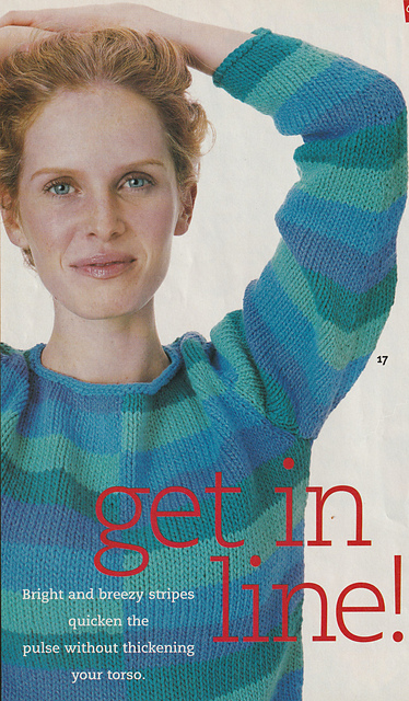 #17 Woman's Striped Pullover