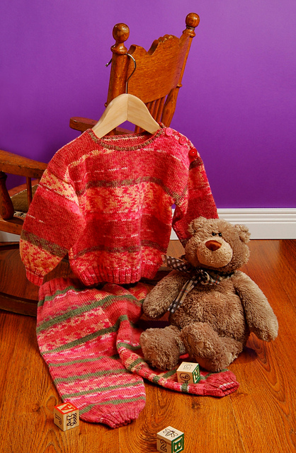 Pullover and Striped Pants