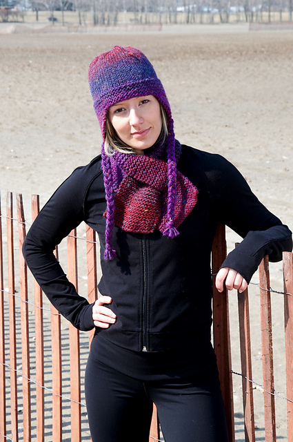 Earflap Hat and Scarf