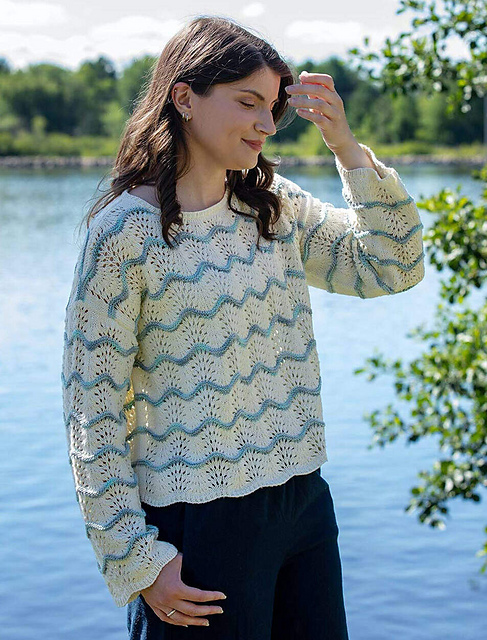 Frosted Waves Top