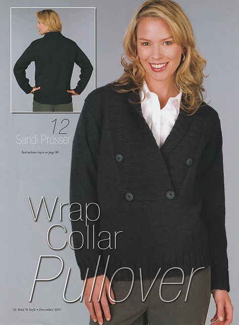 #12 Wrap Collar Pullover