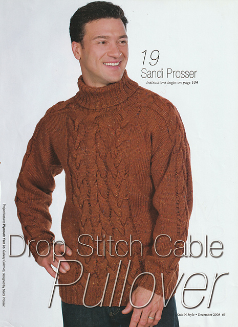 Drop Stitch Cable Pullover