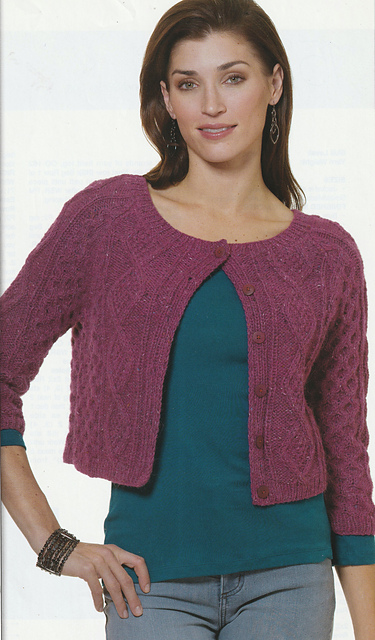 Aran Cropped Jacket