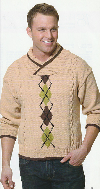 Argyle & Cable Pullover