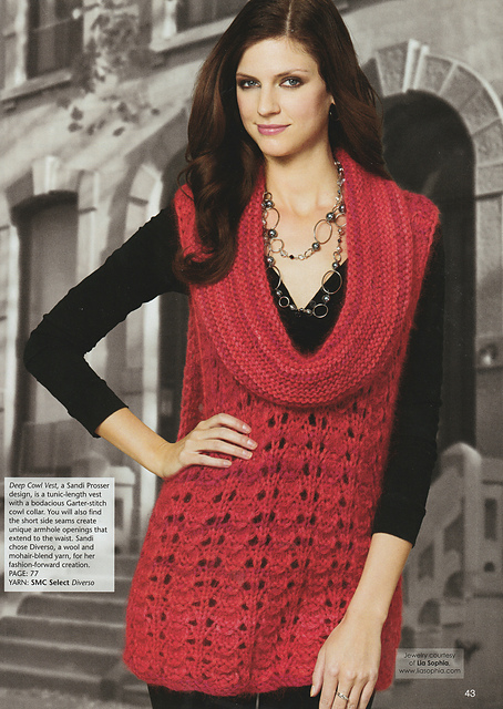 Deep Cowl Vest