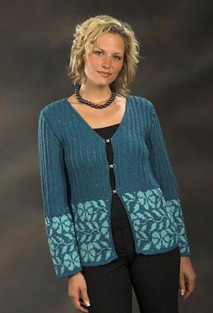 643-02 Floral Cardigan