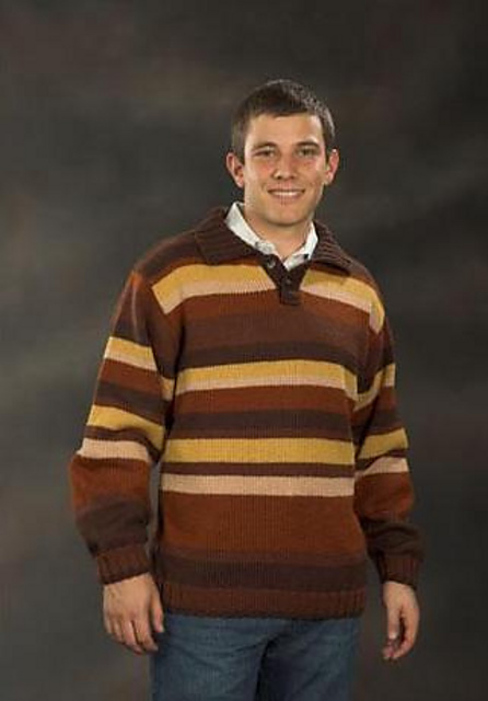 643-06 Men's Stripe Polo