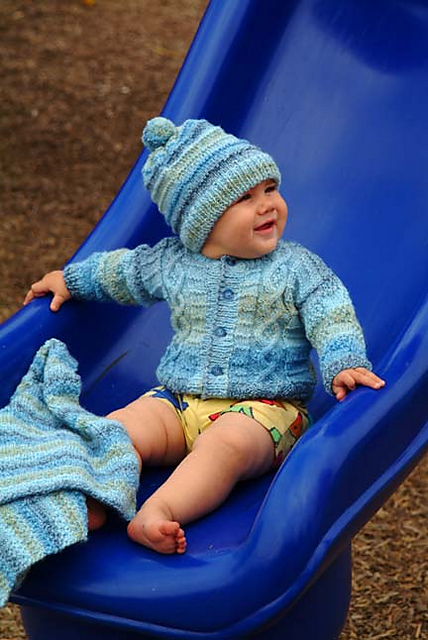 Baby Cardigan & Hat SRK 72