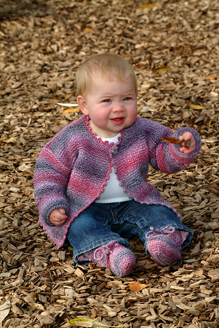 Simple Cardigan and Booties