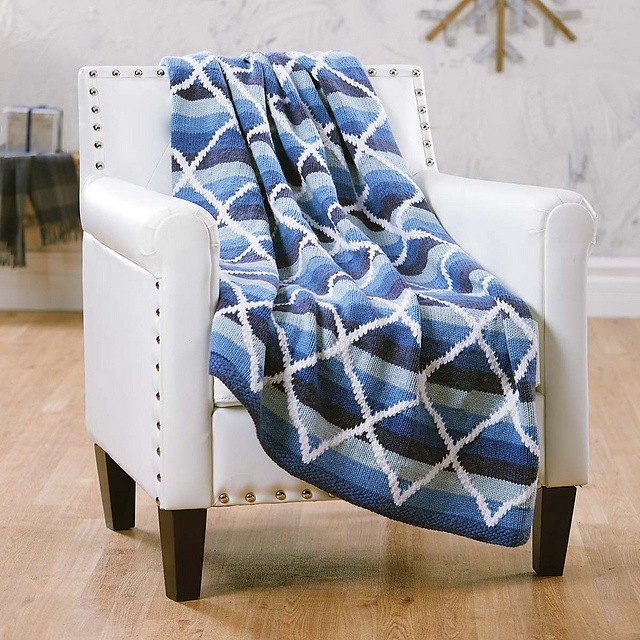 Snowy Soiree Afghan
