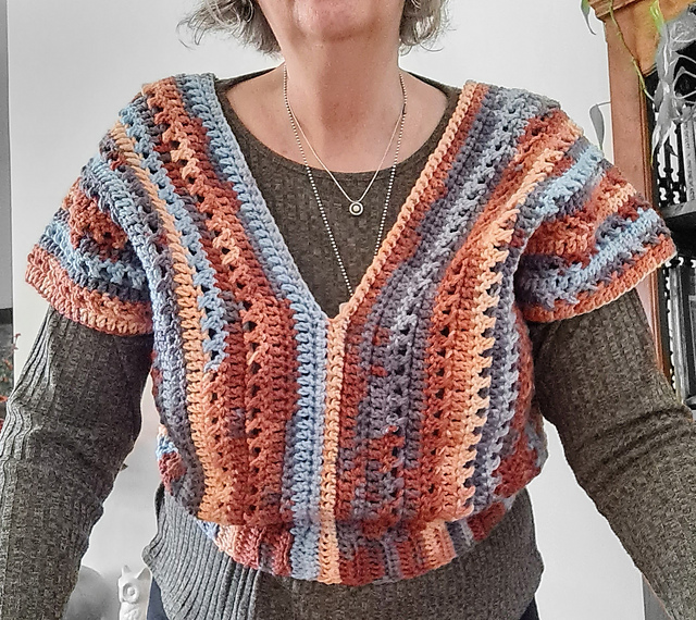Indigo Canyon Bolero Top