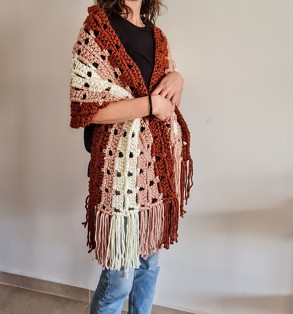 Berries and Cream Blanket wrap