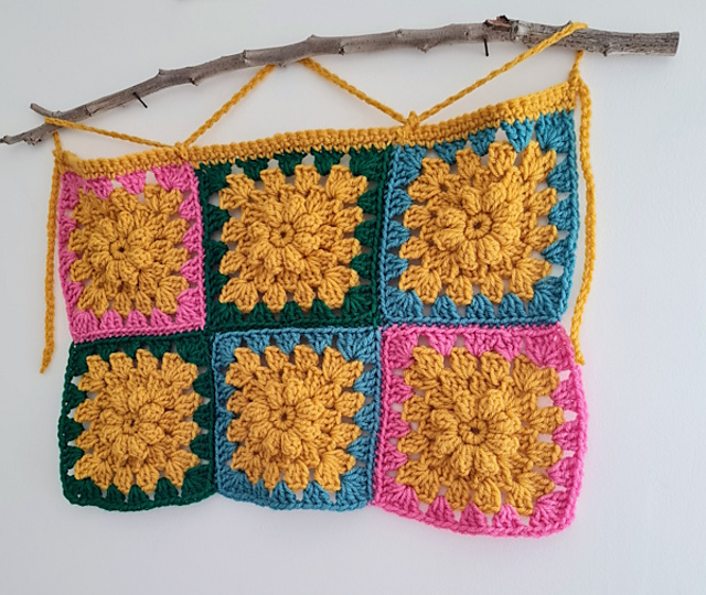 Sunday Flower Granny Wall Hanging