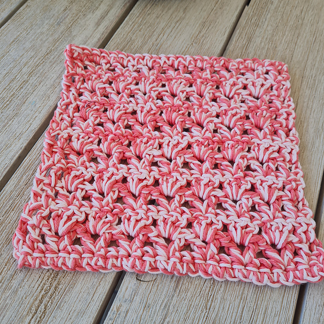 Happy V Washcloth