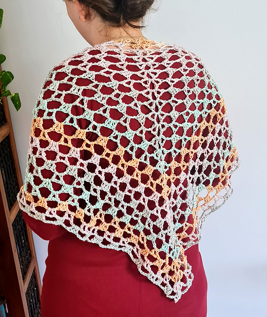 Lavender Triangle Shawl