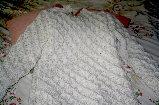 #19 Sweater in Wickerwork Stitch