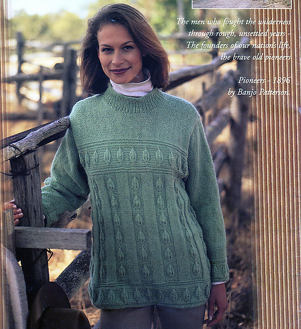 8 Leaf Texture Pullover