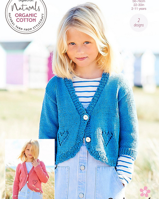 Ravelry: Girls Cardigans F088 pattern by Stylecraft Yarns