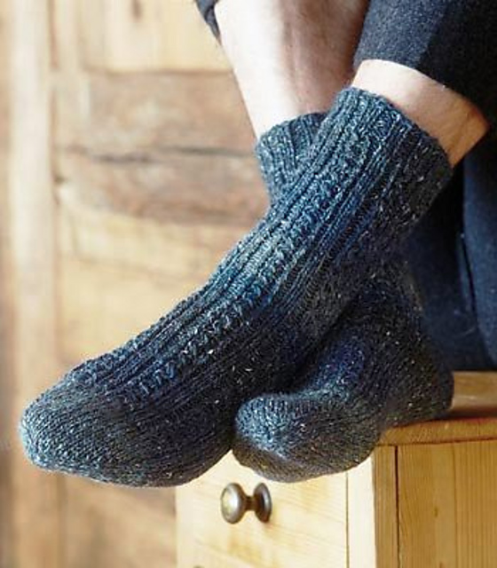 R0053 Blaue Herrensocken