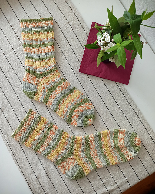 Man's Ribbed Socks #302