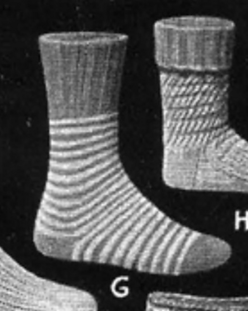 Striped Socks 12G