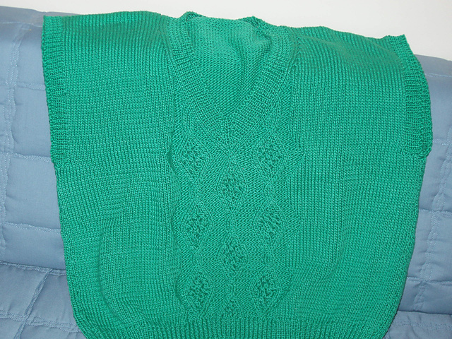 Openwork Diamond Slipover