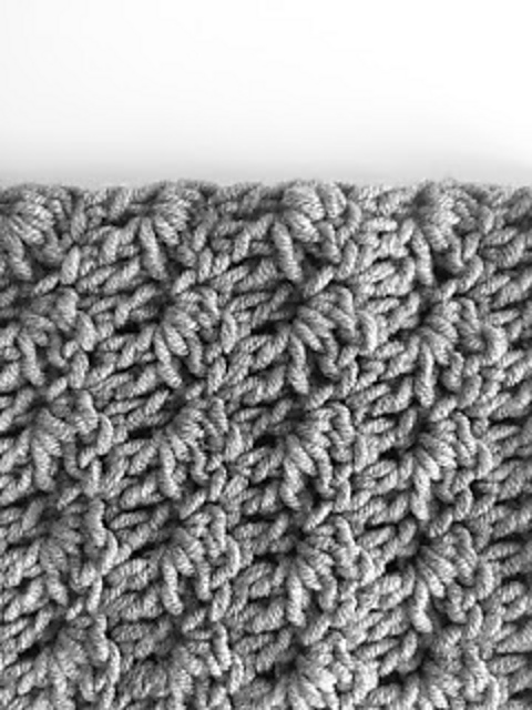Crochet Silt Stitch Cowl