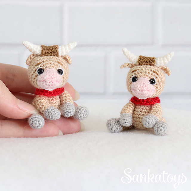 Ravelry: MINI zodiac ox (bull) pattern by Oksana Berejshik