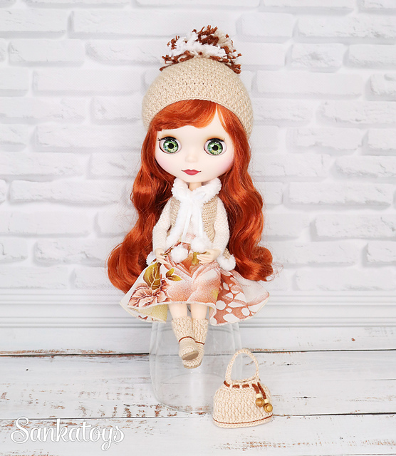Boho style outfit for Blythe