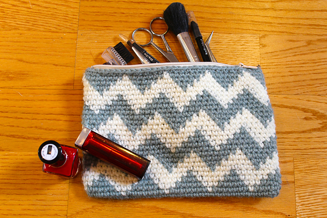 The Chevron Mini Clutch