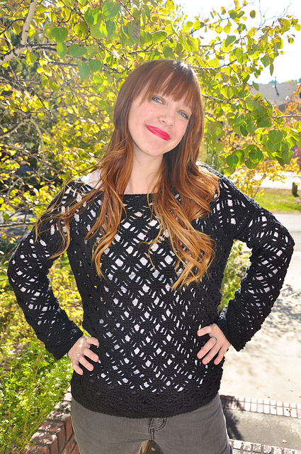 The Open Weave Pullover