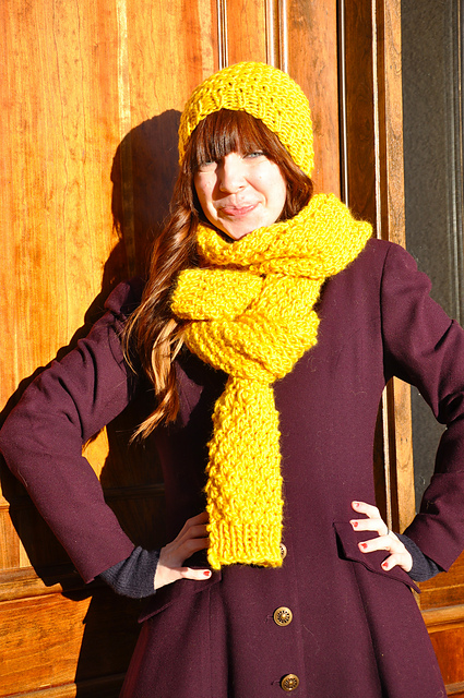 The Bulky Scarf and Hat