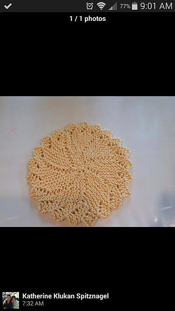 Katherine's Grandmother's Dishcloth