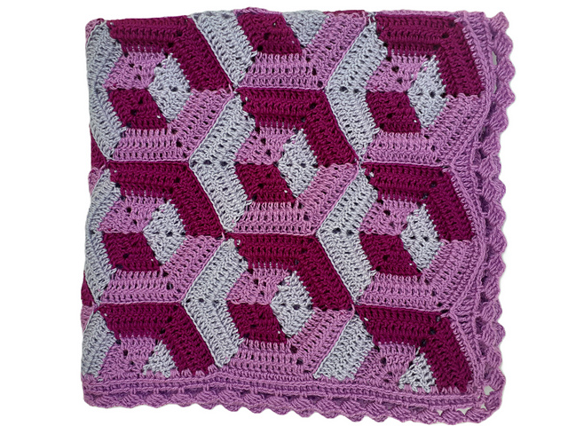 Hexagon Illusion Blanket