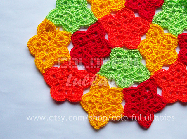 Pentagonal flowers