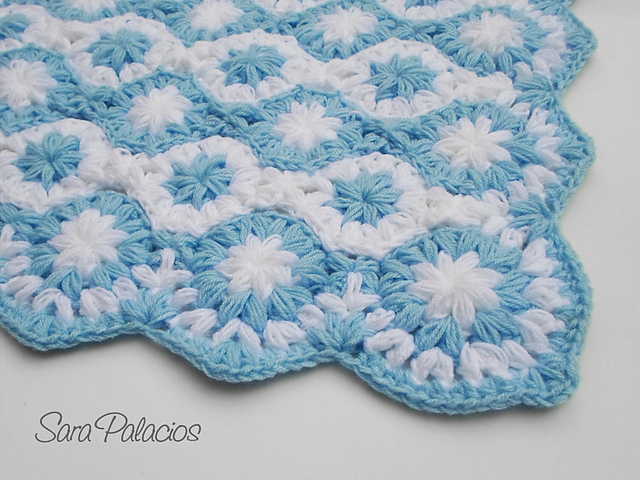 Stars on the Sea Baby Blanket