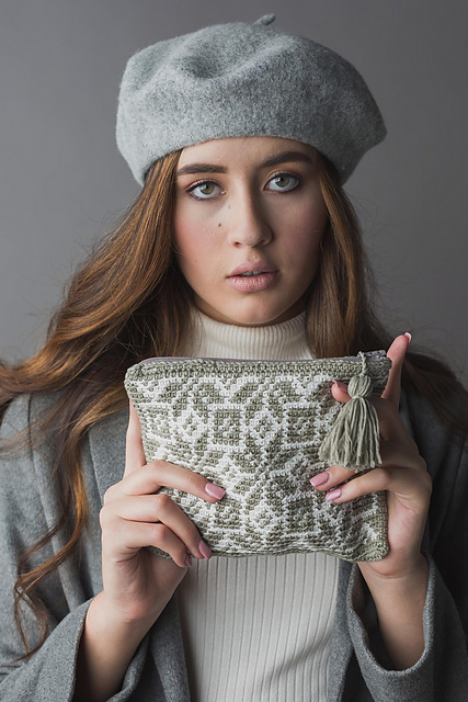 Nordic Tapestry Pouch