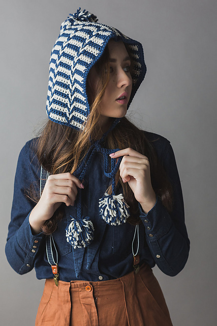 Mosaic Snowflake Hood