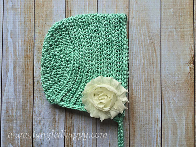 Ribbed Baby Bonnet