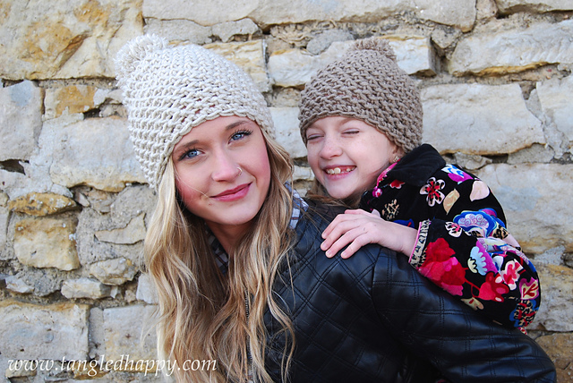 Chunky Pom Pom Beanie
