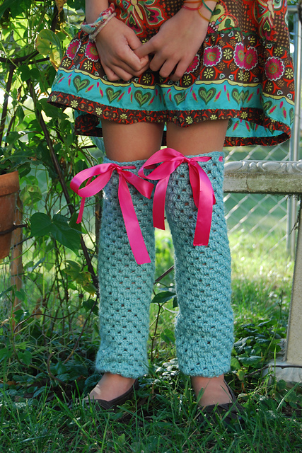 Granny Stripe Legwarmers