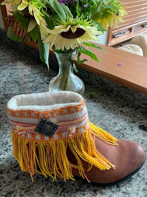 Melanie's Inkle Boot Topper