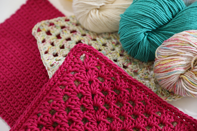One Big Happy Granny Square Potholder